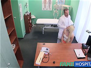 FakeHospital doctor helps ash-blonde get a humid coochie