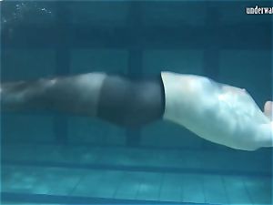 Lozhkova in observe thru cut-offs in the pool